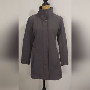 Title Nine Peacekeeper Trench Gray Jacket Coat Sz M